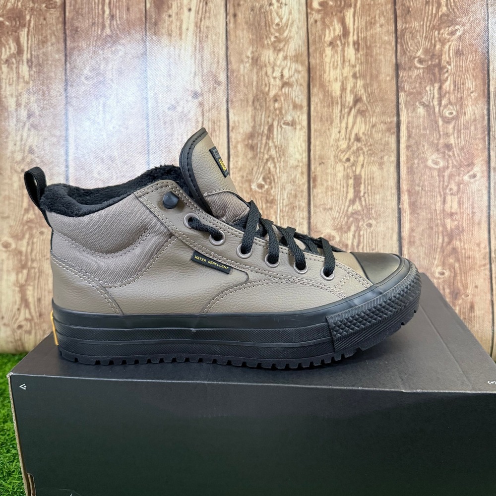 Converse CTAS Malden Street Boot Mid Mens 8.5 Taupe Water Repellent Sneaker